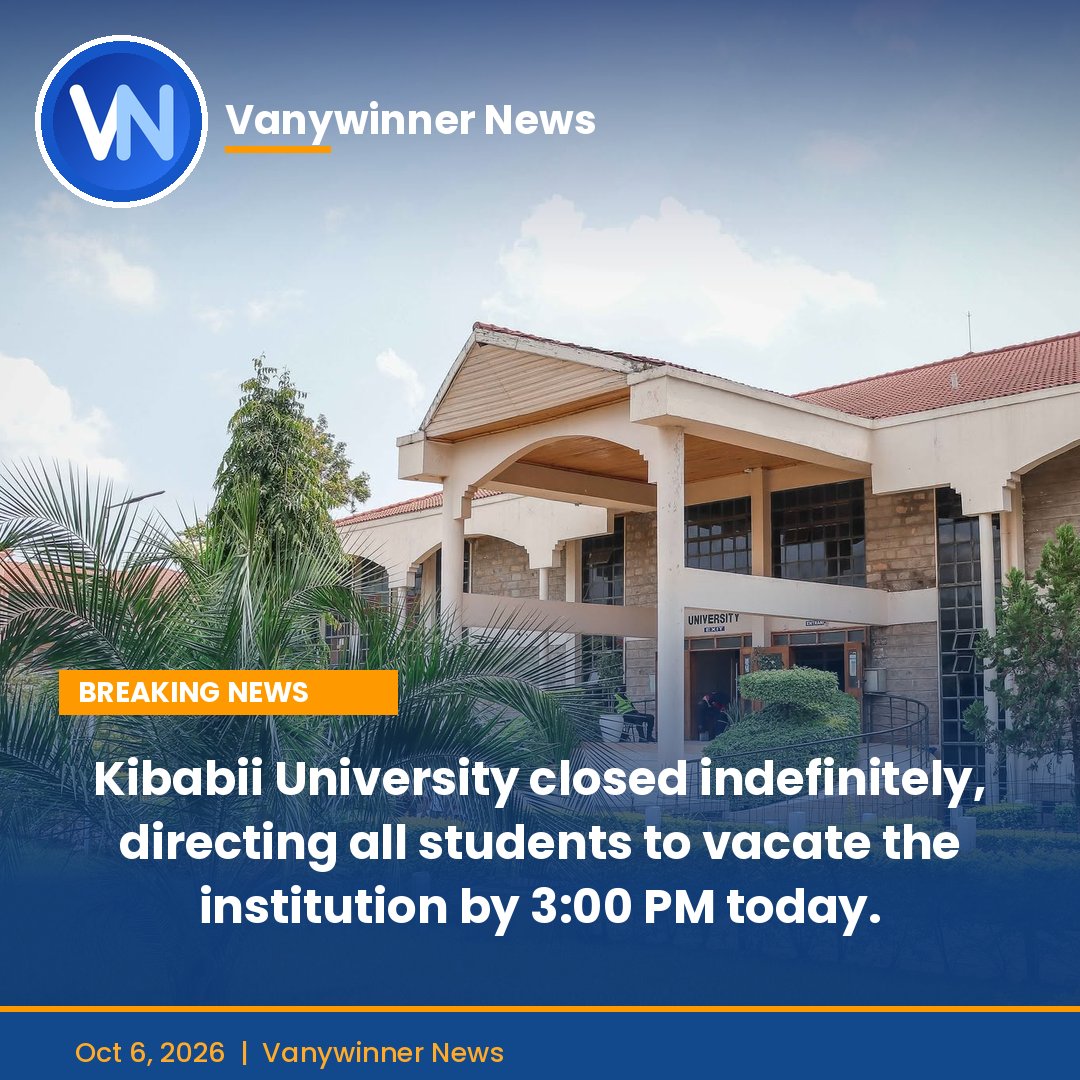 Kibabii University Closed Indefinitely After Student Dies in Night Attack, Sparking Protests