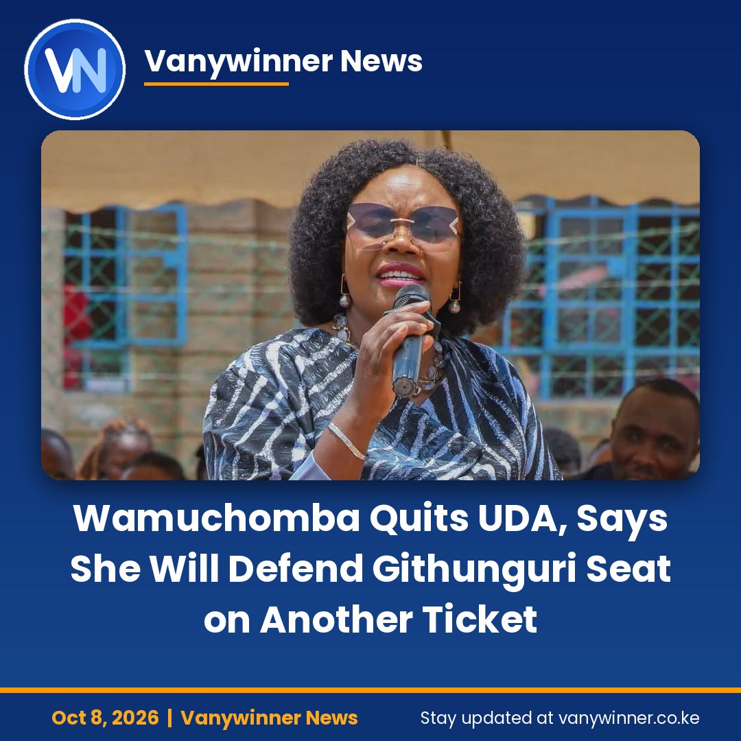 Wamuchomba Quits UDA, Says She Will Defend Githunguri Seat on Another Ticket